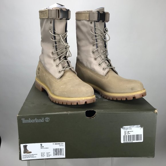 dark beige nubuck timberlands